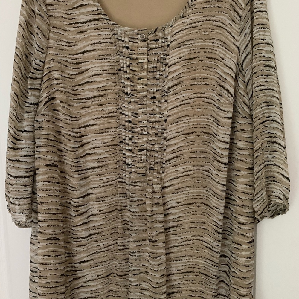 ECU Liz Claiborne Lined Tunic 2X